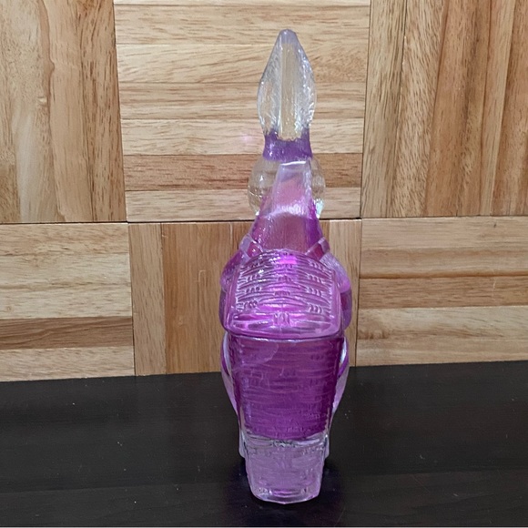 Vintage Zabkowice Glass Magenta Pink Bunny Rabbit Candy Dish - Picture 10 of 16